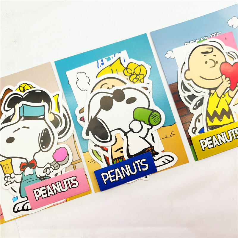 Laptop Accessories Bag - Çizgi Film Snoopy Su Geçirmez Çıkartmalar