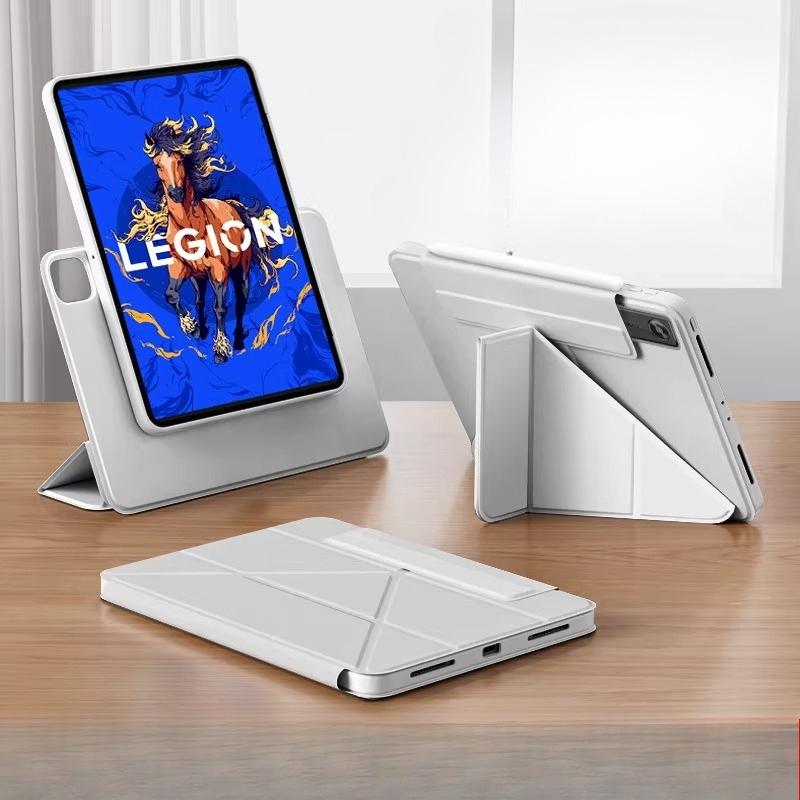 Legion Laptop Accessories - Katlanabilir Çıkarılabilir Güçlü Manyetik Şeffaf Kılıf