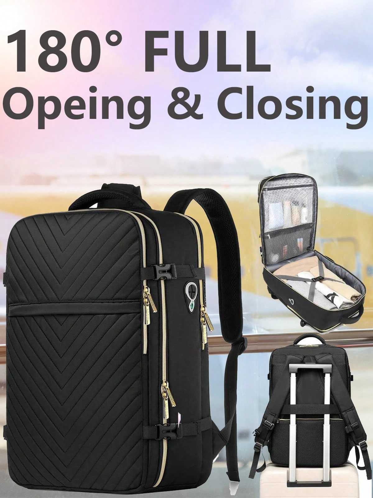 Laptop Backpack Anti Theft - Büyük Boy Seyahat Sırt Çantası -