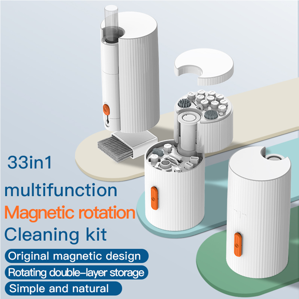 Laptop Accessories Cleaning Kit - 33'ü 1 Arada Manyetik Döner Elektronik