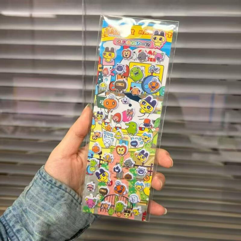 Laptop Accessories - 6 adet Tamagotchi karikatür kabarcık çıkartmalar