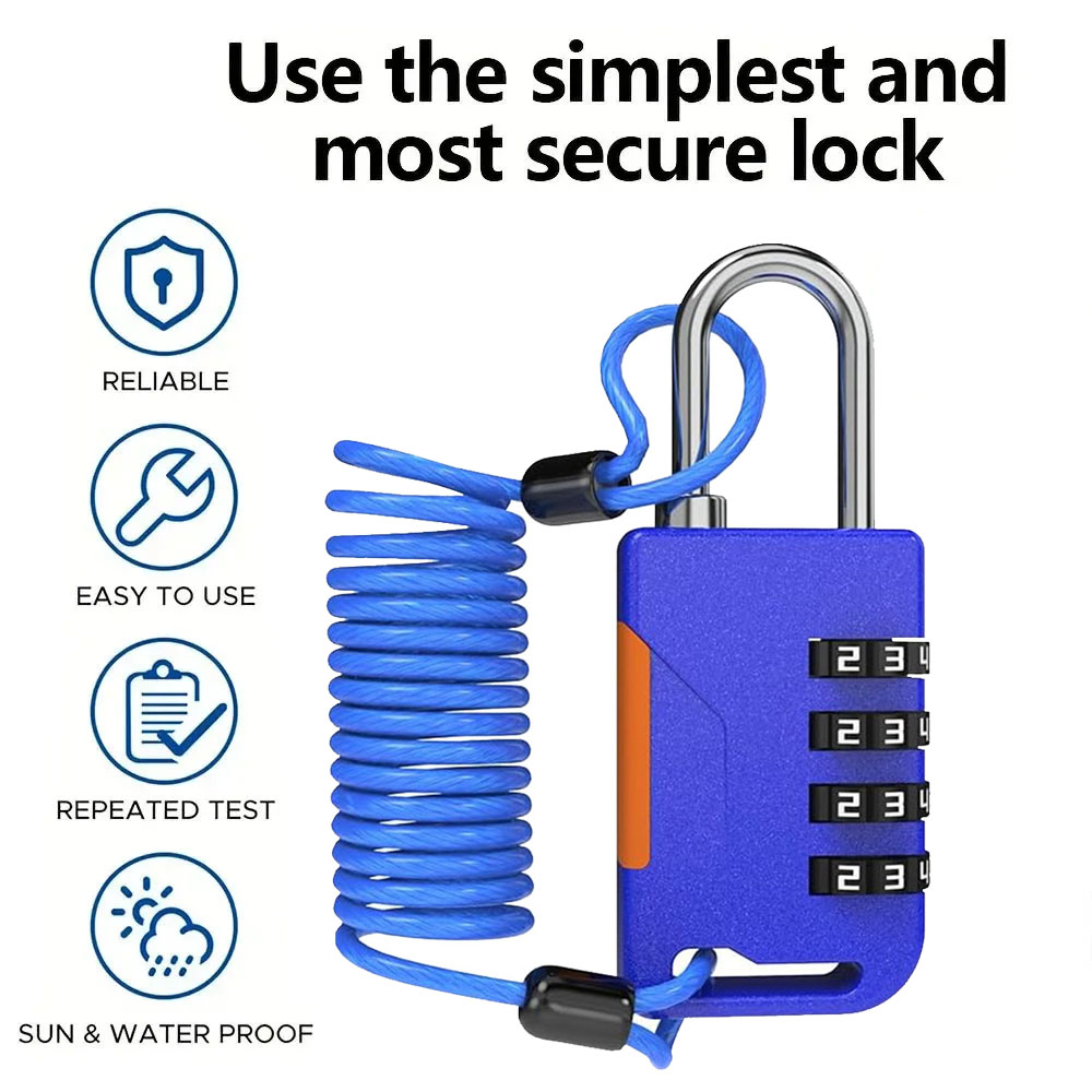 Laptop Backpack Anti Theft - 4 Haneli Şifreli Kilit Geri Çekilebilir