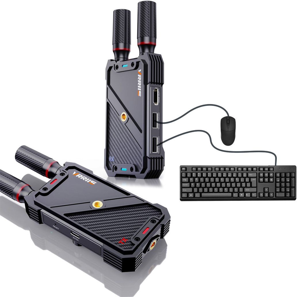 Laptop Accessories Mouse - VRRIIS WL082K 400m Kablosuz HDMI KVM