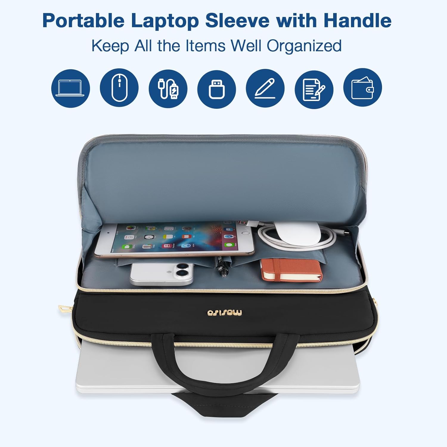 MOSISO Laptop Çantası 16 inç 1 - Laptop Accessories Sleeve incelemesi ve fiyatı