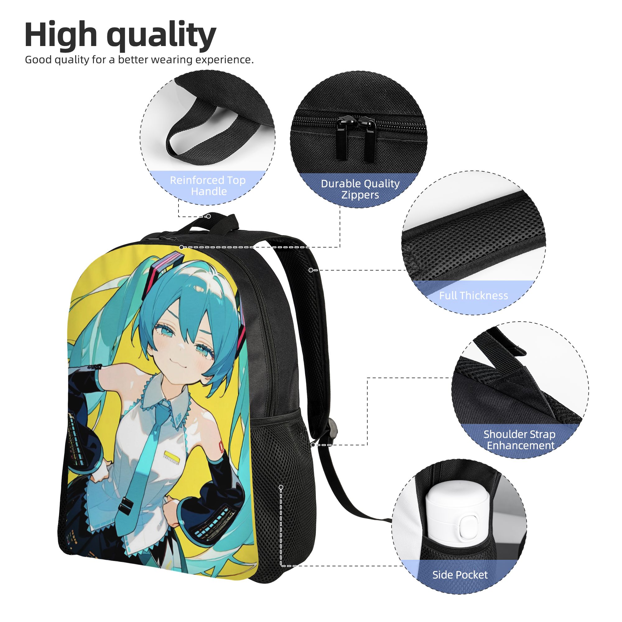 Hatsune Miku Klasik Sırt Çanta - Laptop Accessories Bag incelemesi ve fiyatı