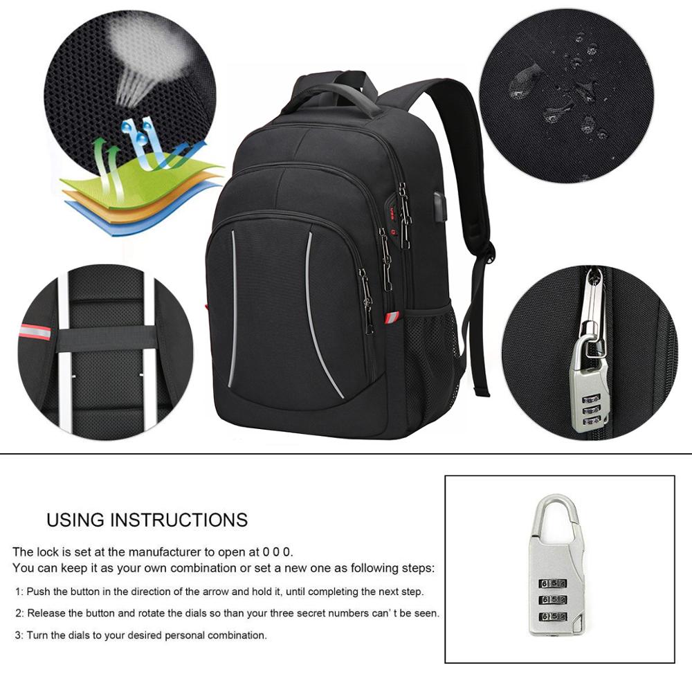 Erkekler Multifuction seyahat  - Laptop Backpack Anti Theft incelemesi ve fiyatı