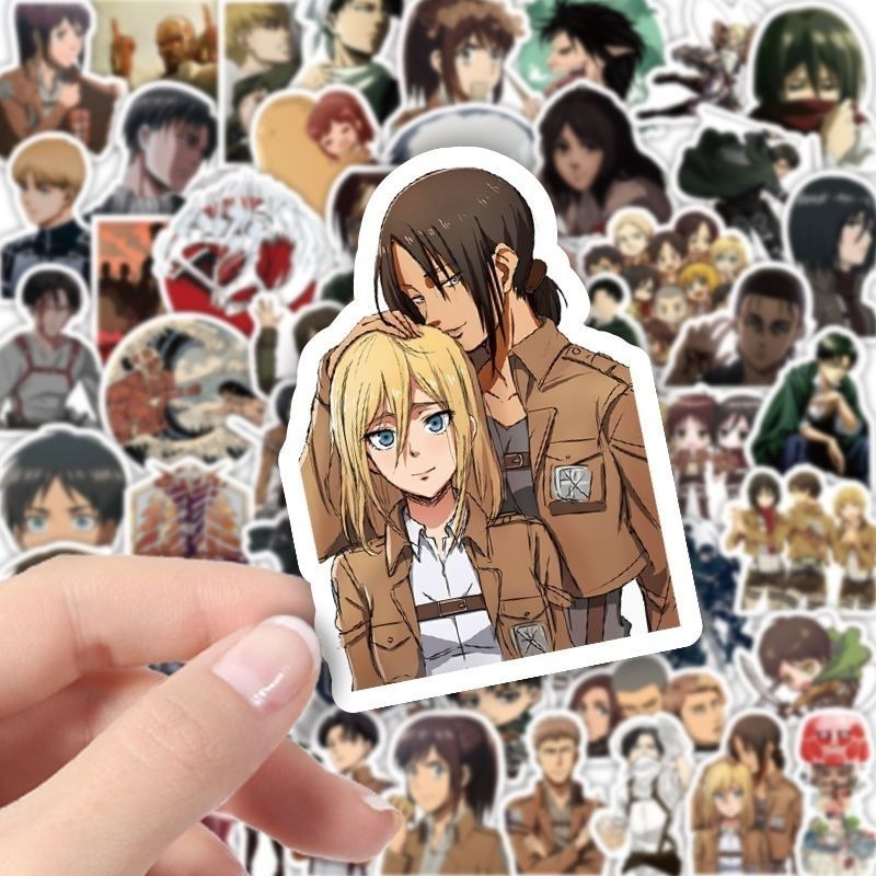 60 adet Titan Anime çıkartmala - Laptop Accessories incelemesi ve fiyatı
