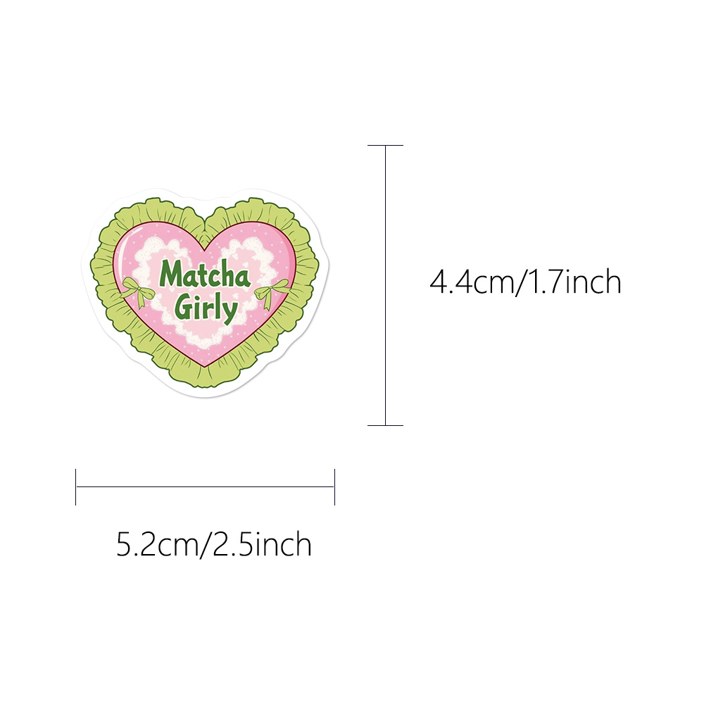 50 adet Matcha kız çıkartmalar - Laptop Accessories Girly incelemesi ve fiyatı