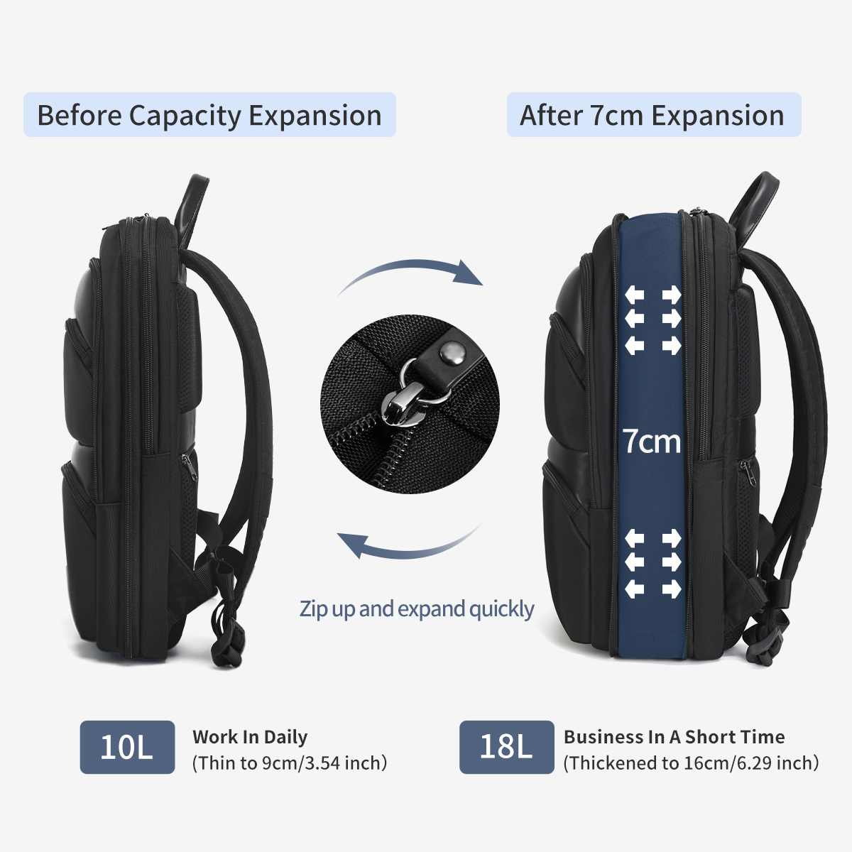 Tigernu Genişletilebilir Sırt  - Laptop Backpack Anti Theft incelemesi ve fiyatı