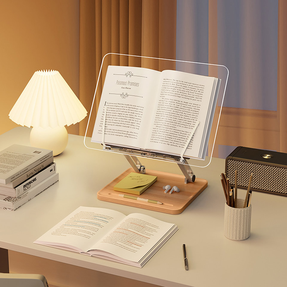 Ahşap Okuma Standı, Işıklı Şef - Laptop Ergonomic Accessories incelemesi ve fiyatı