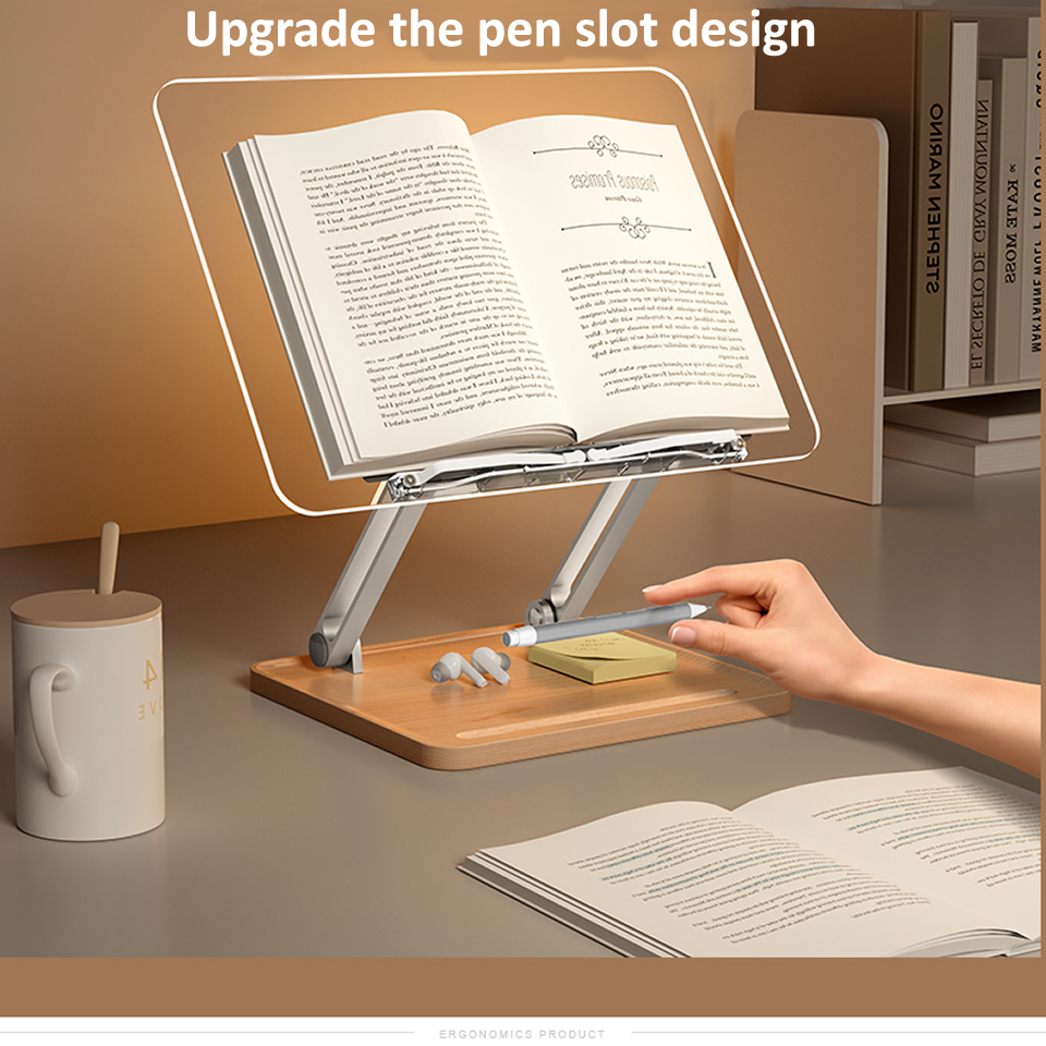 Ahşap Okuma Standı, Işıklı Şef - Laptop Ergonomic Accessories incelemesi ve fiyatı
