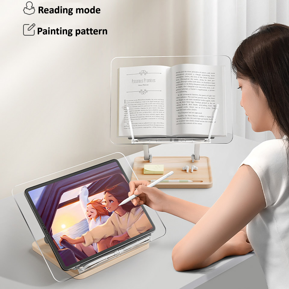 Ahşap Okuma Standı, Işıklı Şef - Laptop Ergonomic Accessories incelemesi ve fiyatı